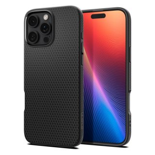 Husa pentru iPhone 16 Pro Matte Negru, Spigen Liquid Air