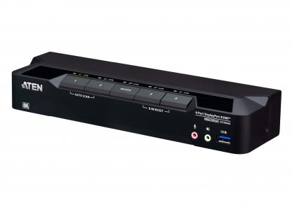 Switch KVMP 4 porturi DisplayPort 8K60Hz/4K240Hz USB 3.0, ATEN CS1924A