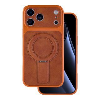 Husa pentru iPhone 17 Pro Max compatibil MagSafe PC/TPU Orange, TFO Luxgrip Mag