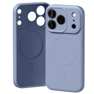 Husa pentru iPhone 17 Pro/iPhone 18 Pro compatibil MagSafe Lilac purple, Mercury Semi-Silicon