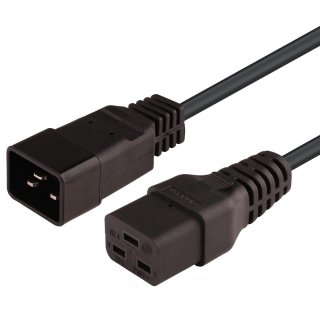 Prelungitor alimentare IEC 320 C19 - C20 230V 16A 3m, KPSA